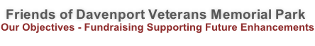 Friends of Veterans Memorial Park Mission